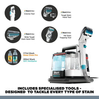 Shark StainStriker Spot Cleaner PX200MET – Portable Carpet – Upholstery Cleaner with Dual Formula