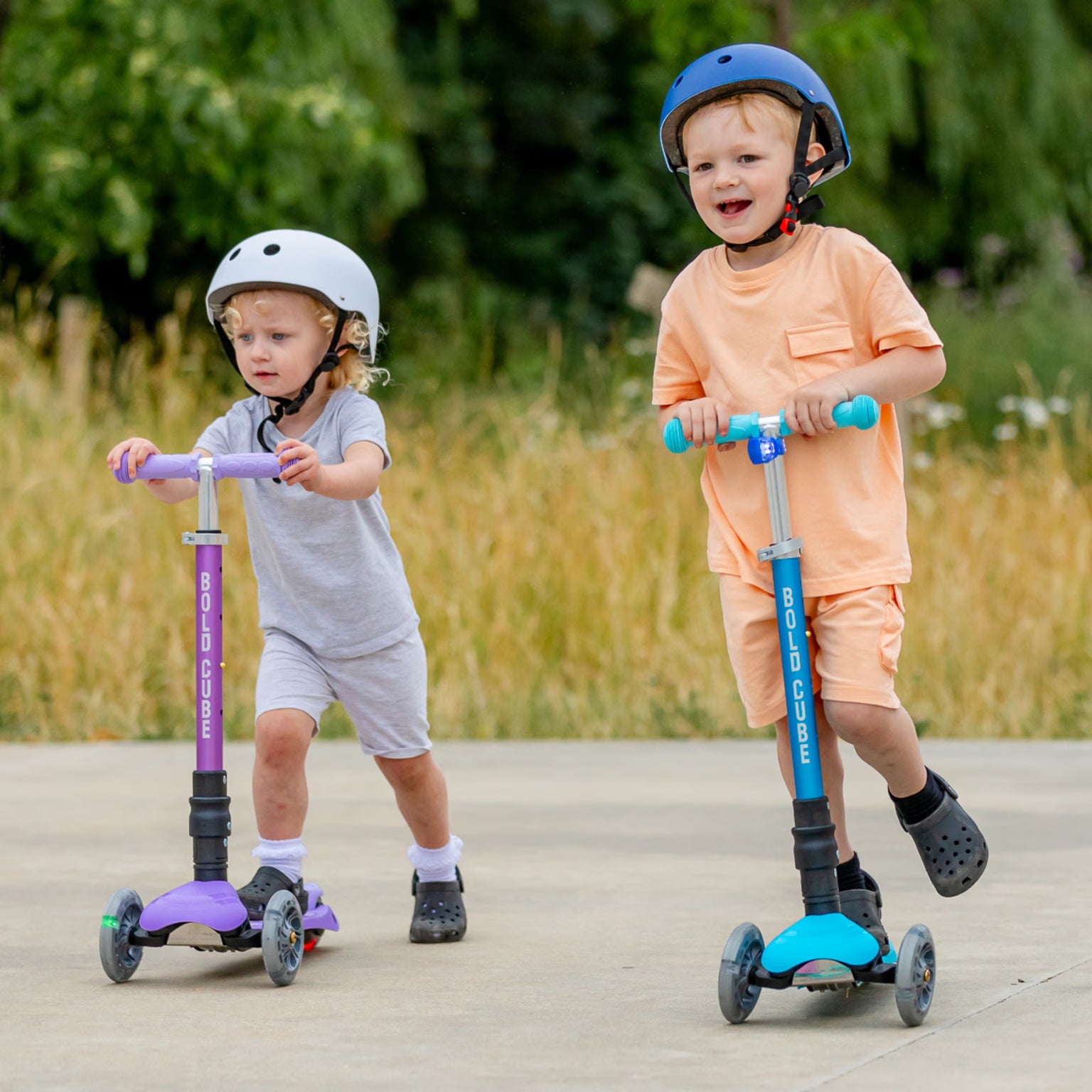 Boldcube – Three Wheel Scooter Teeny | Unicorn Purple | Ages 3-8