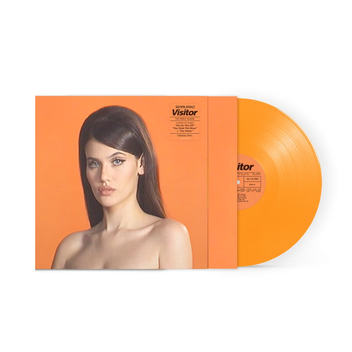 Sienna Spiro - Visitor Orange Vinyl Record vinyl record cover