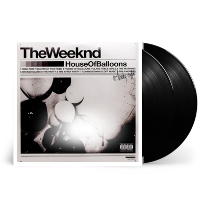 The Weeknd - House of Balloons Vinyl Record vinyl record cover
