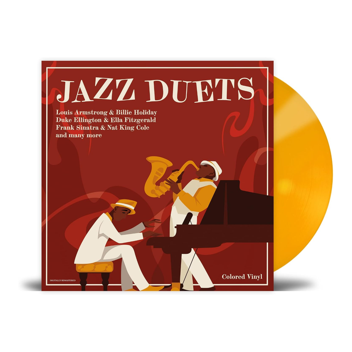 Jazz Duets - featuring Armstrong, Holiday, Ellington, Fitzgerald, Sinatra Vinyl Record vinyl record cover