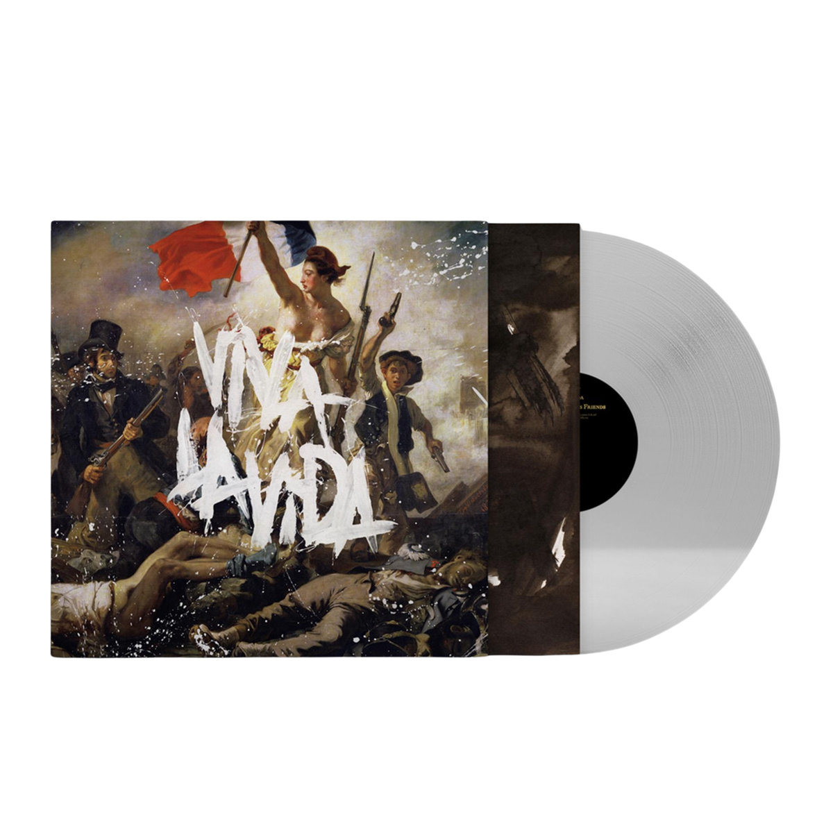 ColdPlay - Viva La Vida Vinyl Record, 140G Clear EcoRecord vinyl record cover