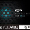 Silicon Power 512GB SSD Slim Fast & Reliable Storage - Black