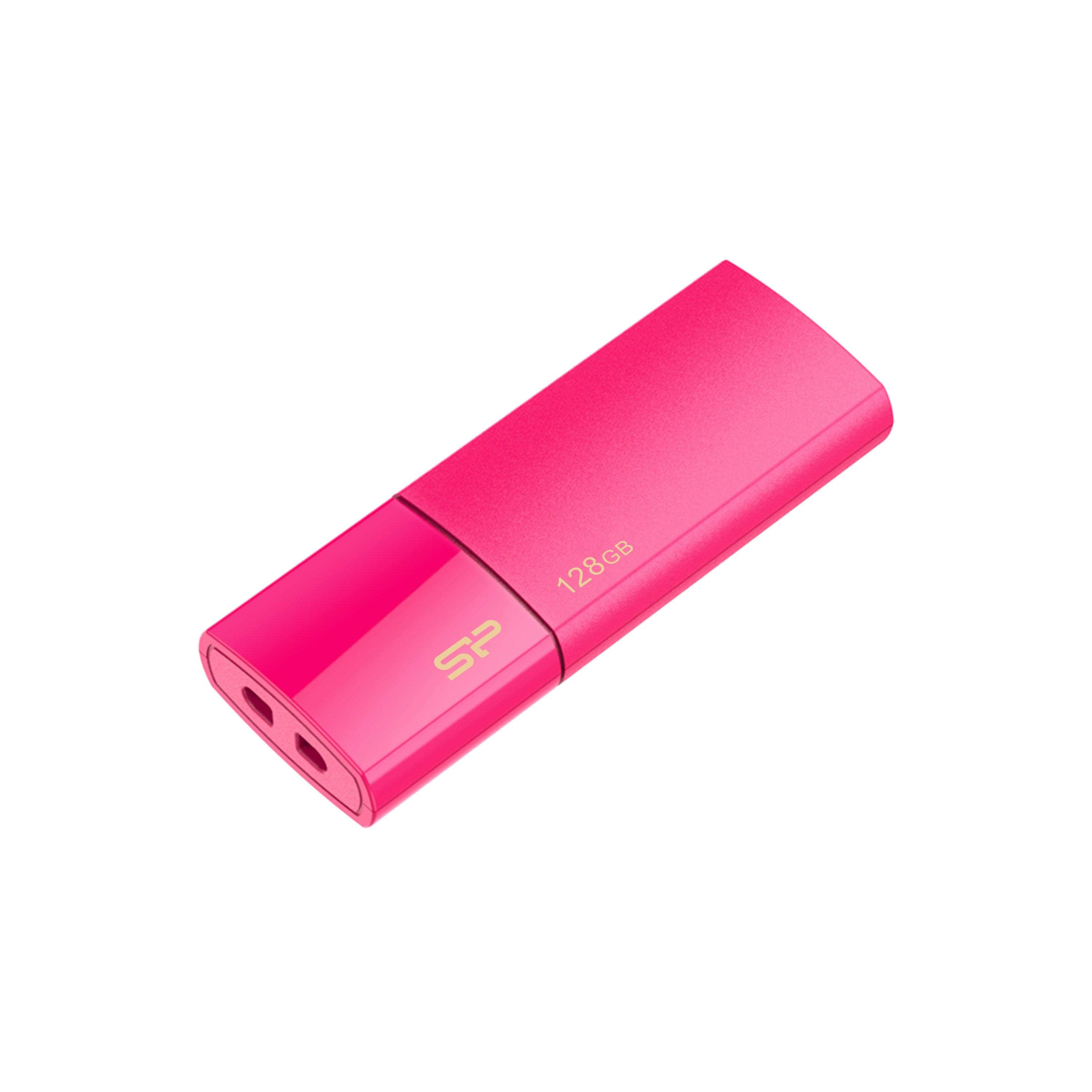 Silicon Power B05 USB Flash Drive 128GB Durable & Fast - Pink