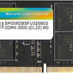 Silicon Power DDR4 8GB Laptop RAM 3200 MHz