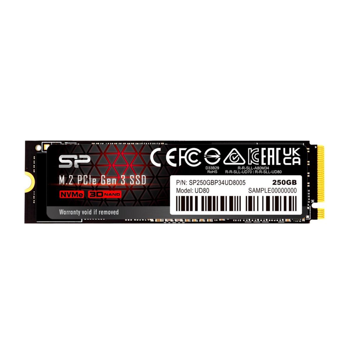 Silicon Power M.2 NVMe SSD 250GB UD80