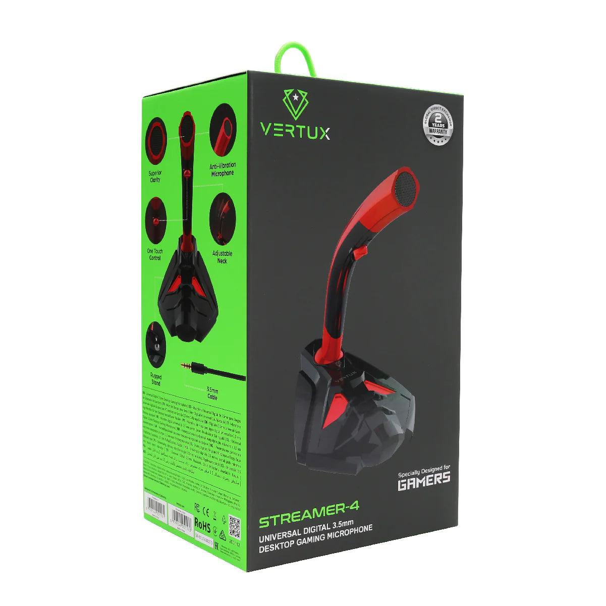 vertux streamer 4 desktop gaming mic