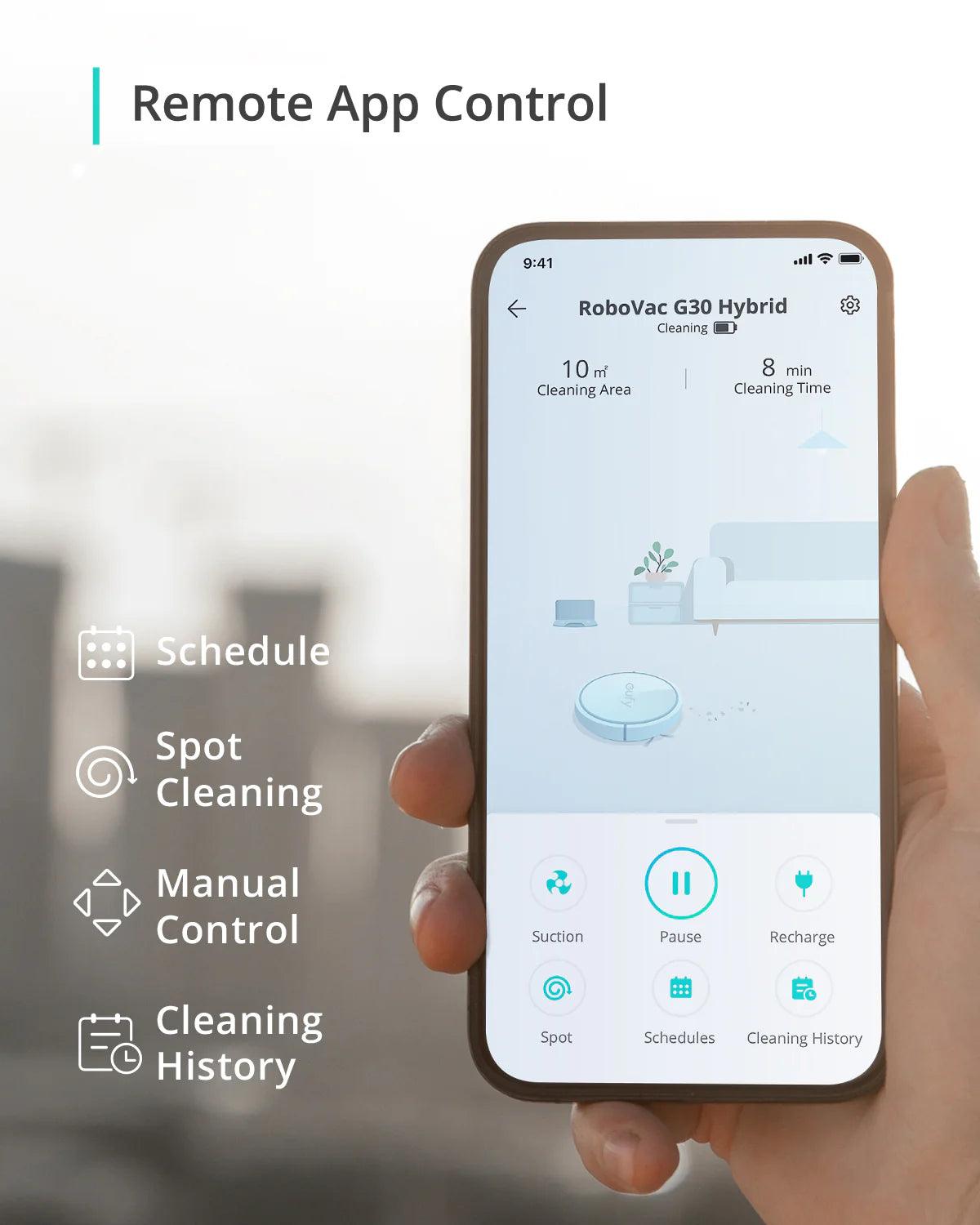 Eufy RoboVac G30 Hybrid - UK Black Iteration 1