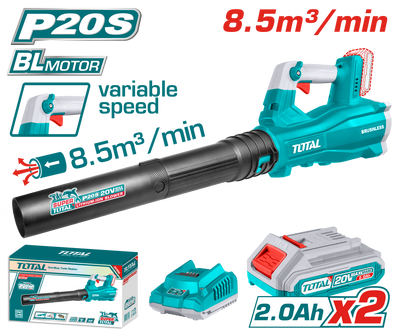 Total Cordless Garden Blower Vacuum – No Battery & Charger (TABLI2003)