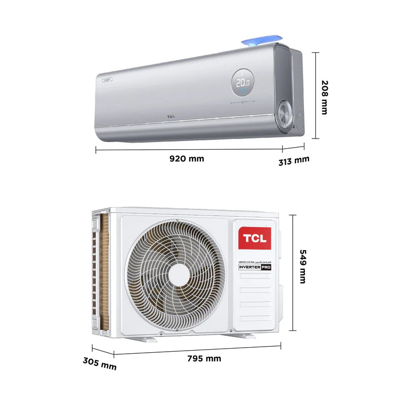 مكيف TCL TAC-12CHSD/FCI FreshIN 3.0 12000 BTU انفرتر
