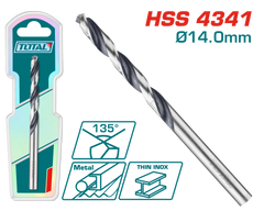 TOTAL 4341 HSS Drill Bit – 14mm (TAC1201404)