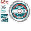 TOTAL 210mm TCT Saw Blade for Aluminum (8.25") | TAC233523