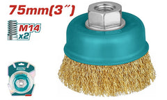 TOTAL 75mm Wire Cup Brush – TAC31031