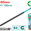 TOTAL Impact Screwdriver Bit PH1 – 150mm, S2 Steel, Magnetic (TACIM71PH1150)