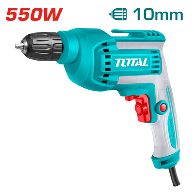 TOTAL Electric Drill 550W – 10mm Keyless Chuck Variable Speed (TD551082)