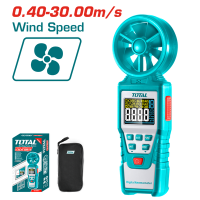 Total TETAN01 Wind Speed Meter – 0.40-30.00 m/s Accurate Measurement