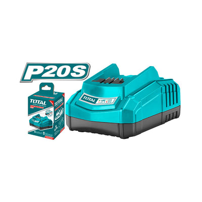 TOTAL Fast Intelligent Charger 20V – 2.0A for P20S Tools