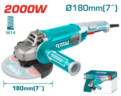 TOTAL Angle Grinder 2000W – 180mm | 7" Heavy Duty Grinder (TG12018026)