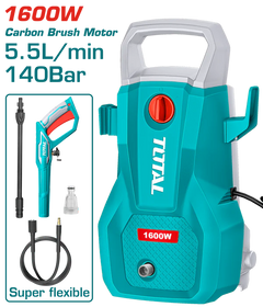 TOTAL 140Bar Pressure Washer – 1600W with Auto Stop | TGT11336