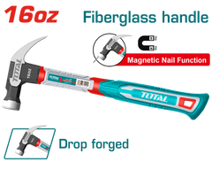 TOTAL Claw Hammer 450g | 16oz – Magnetic Nail Holder (THCH61016)