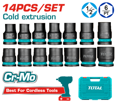 Total 14-Piece 1/2" Socket Set (THISTD12141)