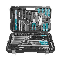 TOTAL 142 Pcs Multi-Use Tool Set