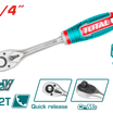 مفتاح ربط TOTAL 1/4″ 72T | THT106146
