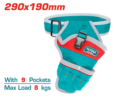 TOTAL Drill Holster with Belt and Multiple Pockets (THT16P30125)