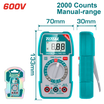 TOTAL Digital Multimeter True RMS, Backlight & NCV