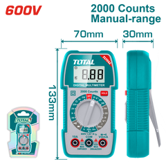 TOTAL Digital Multimeter True RMS, Backlight & NCV