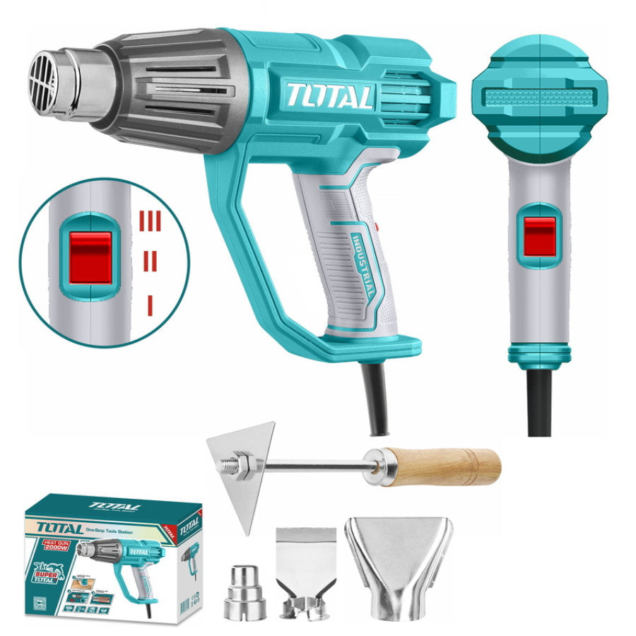 TOTAL 2000W Heat Gun High Power & Multi-Purpose Use