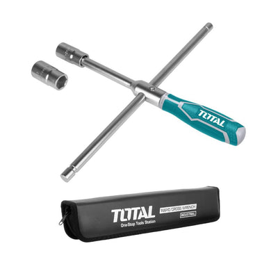 TOTAL 4-Piece Cross Wrench Set Heavy-Duty & Professional Tool
