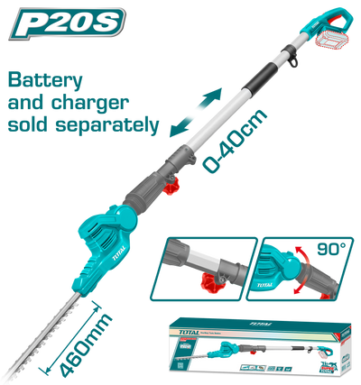 Total 20V Pruning Saw without Battery and Charger – Efficient Tool