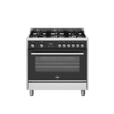 LA GERMANIA Gas Cooker – 90CM – 6 Burners – Cast Iron