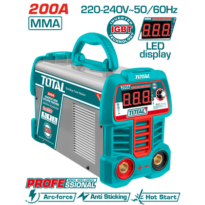TOTAL Inverter MMA Welding Machine 200A (TW220069)