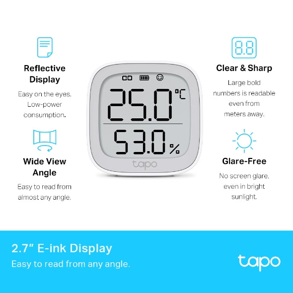 TP-Link Tapo Smart Temperature and Humidity Monitor