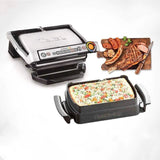 شواية كهربائية ذكية تيفال OptiGrill GC715D28