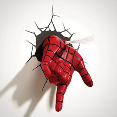The Source Spider Man 3D Wall Light Unique Nightlight for Kids