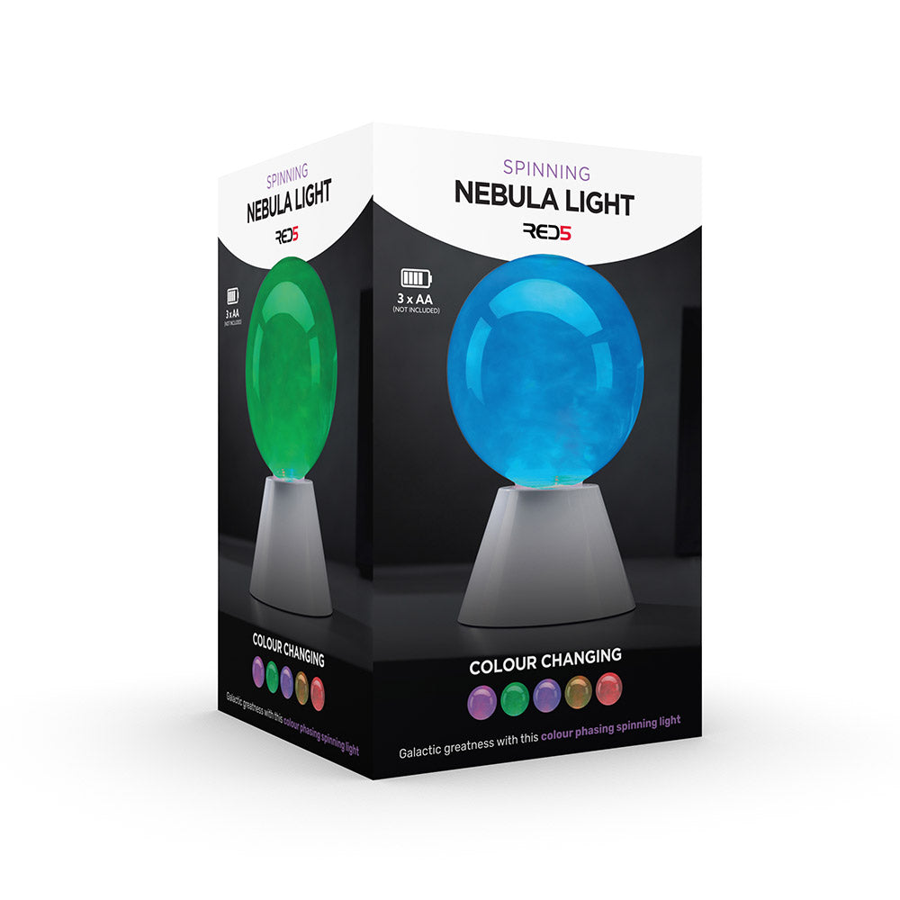 The Source Spinning Nebula Light with Color Changing Glow