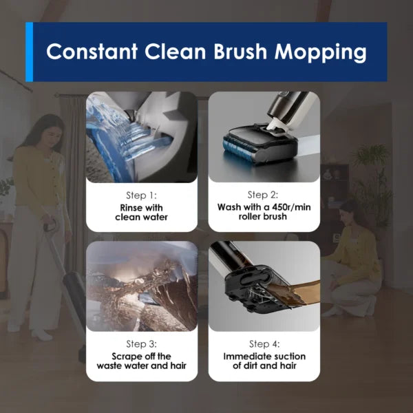 Tineco iFloor Y3 Stretch Cordless Wet Dry Vacuum Cleaner