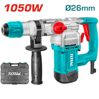 Total 1050W SDS PLUS Rotary Hammer Heavy-Duty Drilling