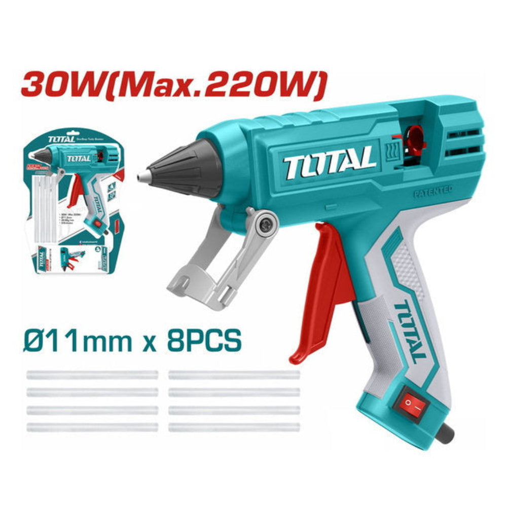 Total 220W Hot Glue Gun Efficient & Precise Bonding