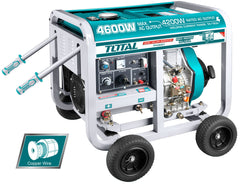 Total 4600W Diesel Generator & 180A Welder High Power Performance