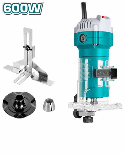 Total 600W Laminate Trimmer High-Speed & Precision Cutting