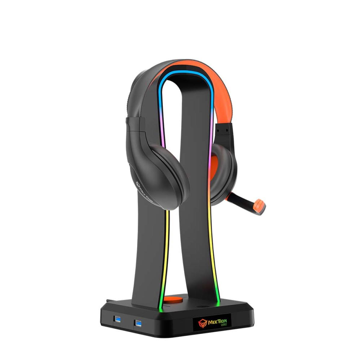 Meetion U002 RGB Gaming Headset Stand - Multifunctional Hub