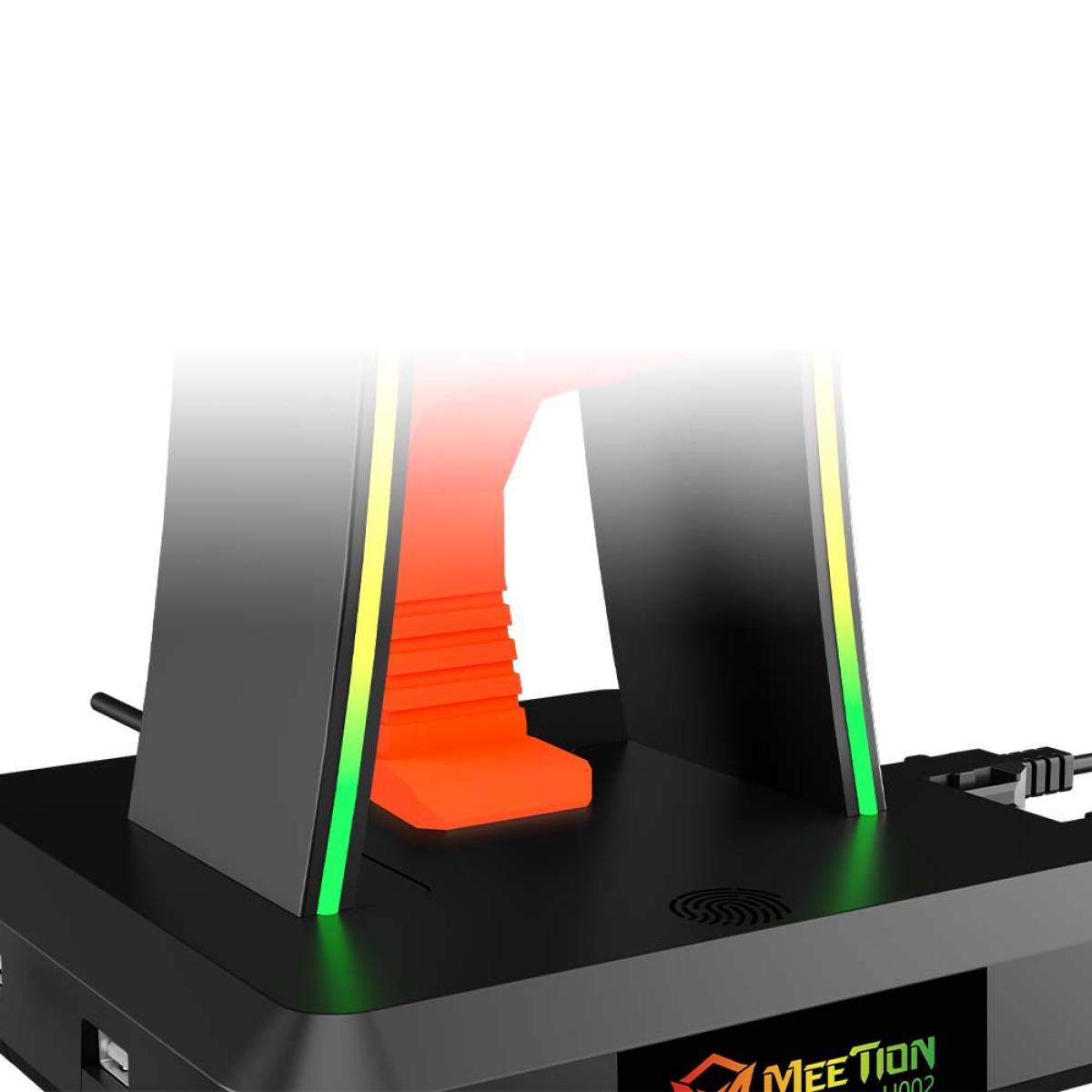 Meetion U002 RGB Gaming Headset Stand - Multifunctional Hub