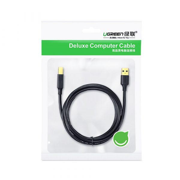 UGREEN USB 2.0 AM to BM Print Cable 1m (Black)