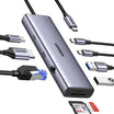 UGREEN محول USB-C 9 في 1 بدقة 4K 60Hz وشحن PD سريع

