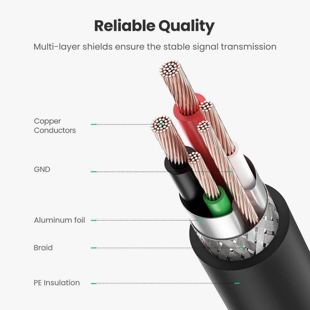 UGREEN USB 2.0 AM to BM Print Cable 3m (Black)