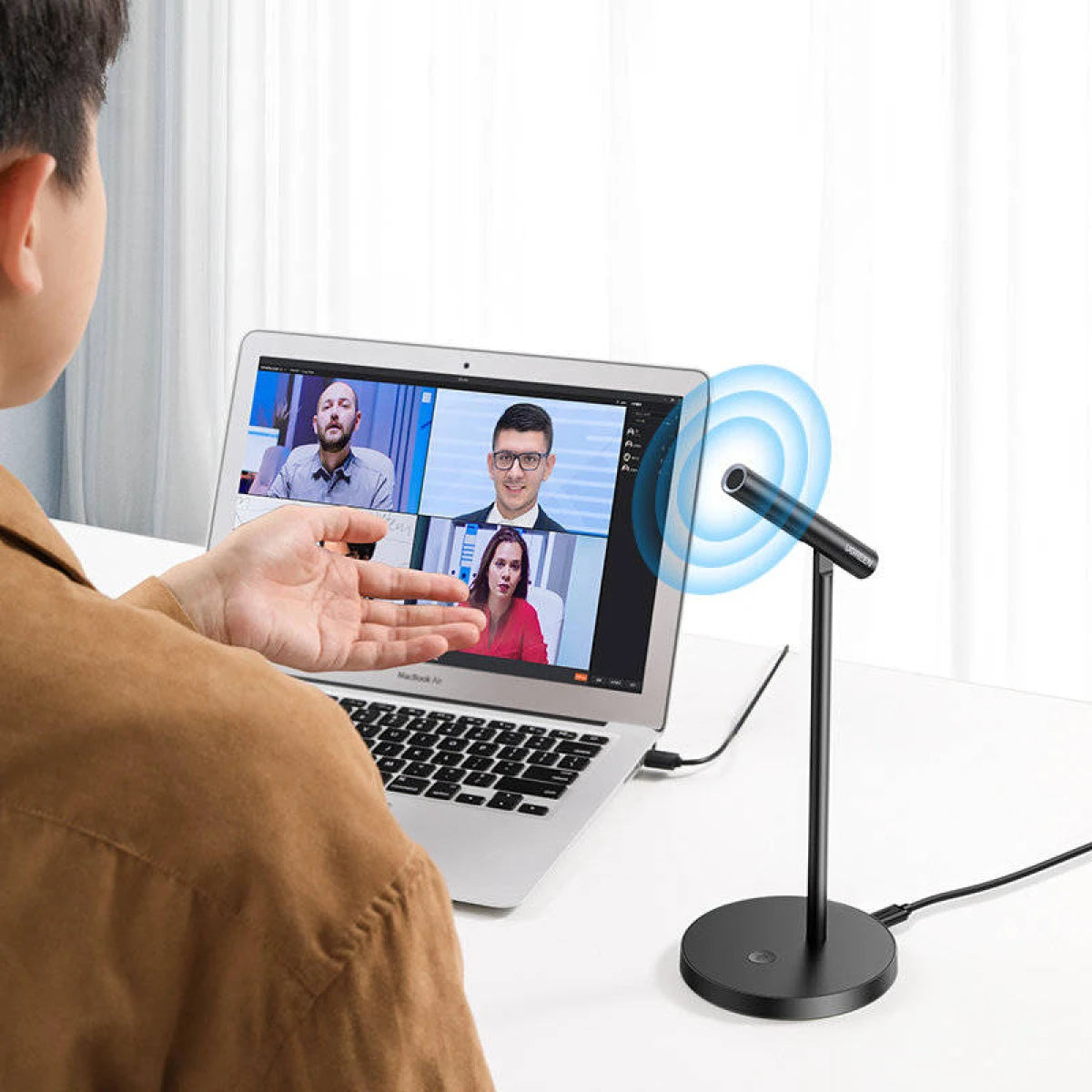 UGREEN USB Desktop Mic with Smart Noise Cancelling